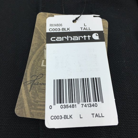 Carhartt Big & Tall Men's Loose Fit Firm Duck Insulated Traditional Coat - Picture 2 of 3